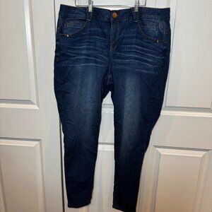 Democracy "Ab"solution Booty Lift Blue Plus 20W Jeggings
